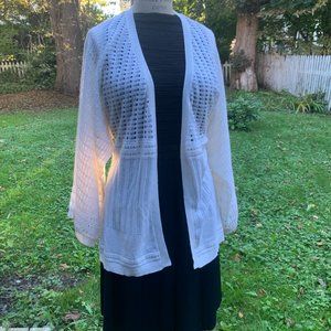 Autumn Cashmere 100% Pure Cashmere 3/4 Length Sweater